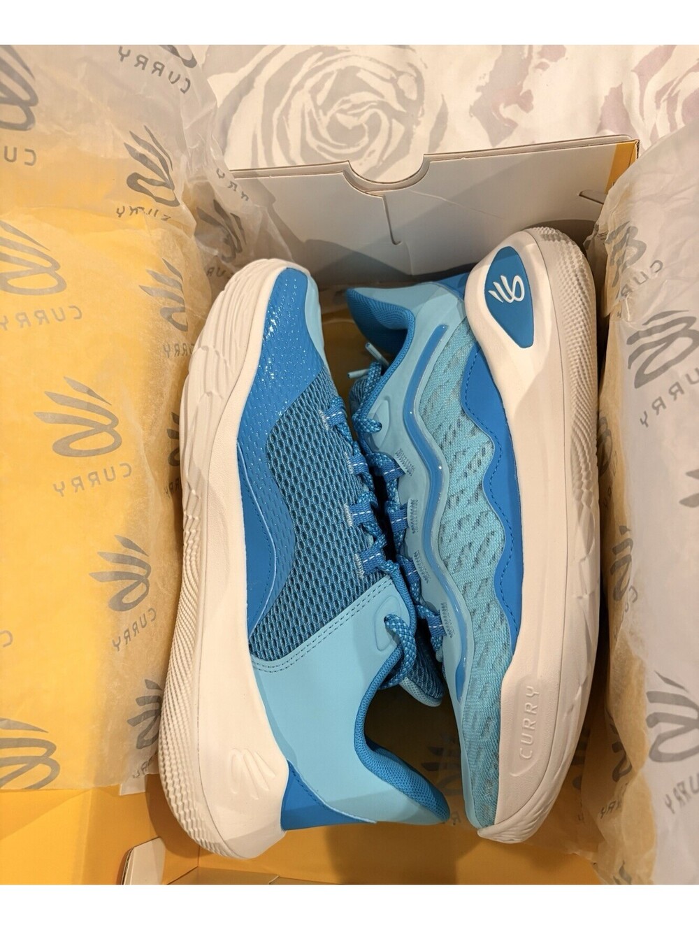 Under Armour GS Curry 11 MG Basketball Shoes Size 7Y Blue